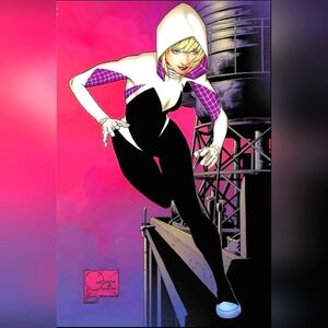 RARE QUESADA PROMO VARIANT Spider-Gwen Ghost-Spider 1B 1:50 Poster 2019